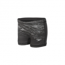 SUNGA SPEEDO INFANTIL BOXER NET - PRETO